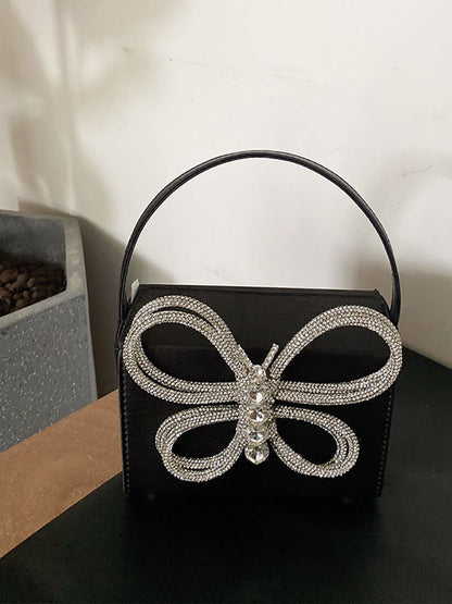 Women's Butterfly Rhinestone Clutch