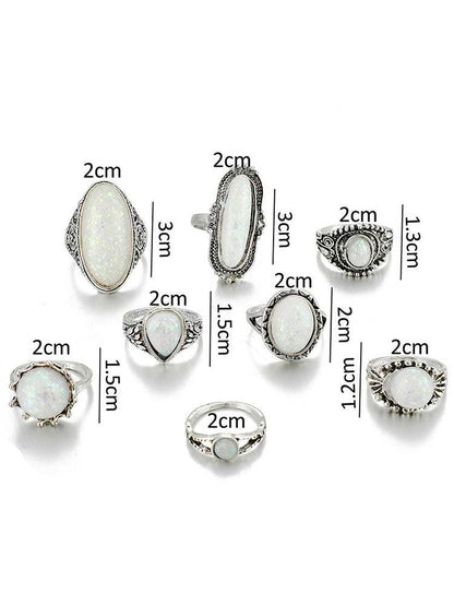 Women's 8-Piece Vintage Ring