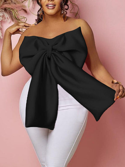 Women's Sweet Bow Tube Top