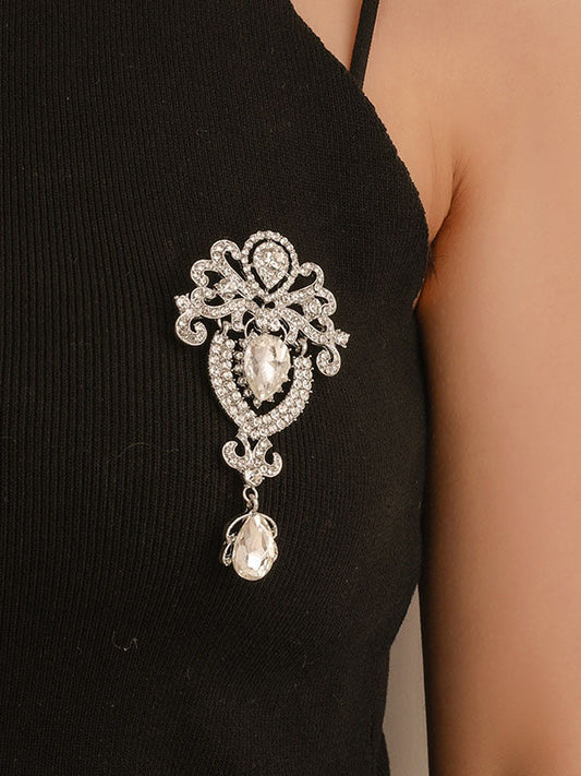 Women's Rhinestone Brooch Pin