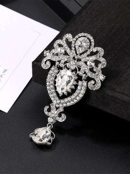 Women's Rhinestone Brooch Pin