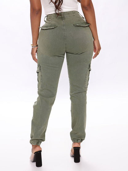 Ripped Camo Cargo Pants