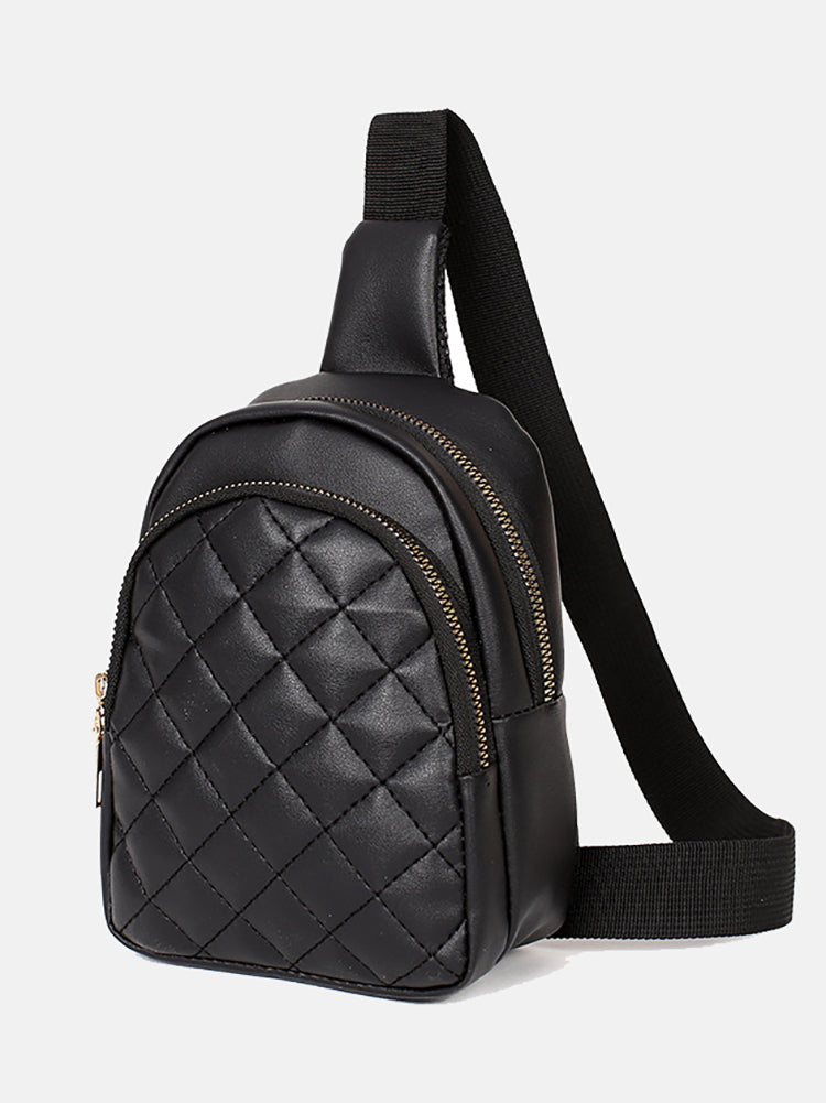 Women's Quilted Sling Crossbody Bag