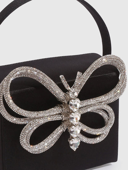 Women's Butterfly Rhinestone Clutch