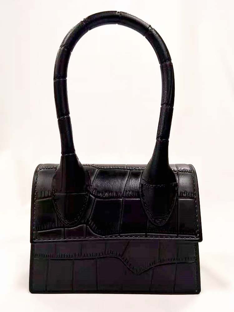 Women's Solid Color Square Handbag