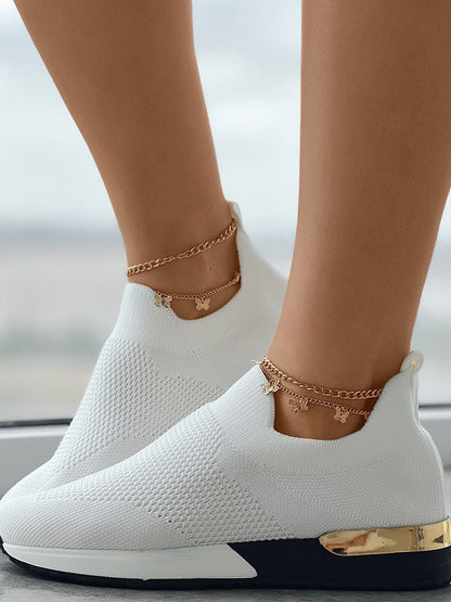 Slip On Knit Sneakers