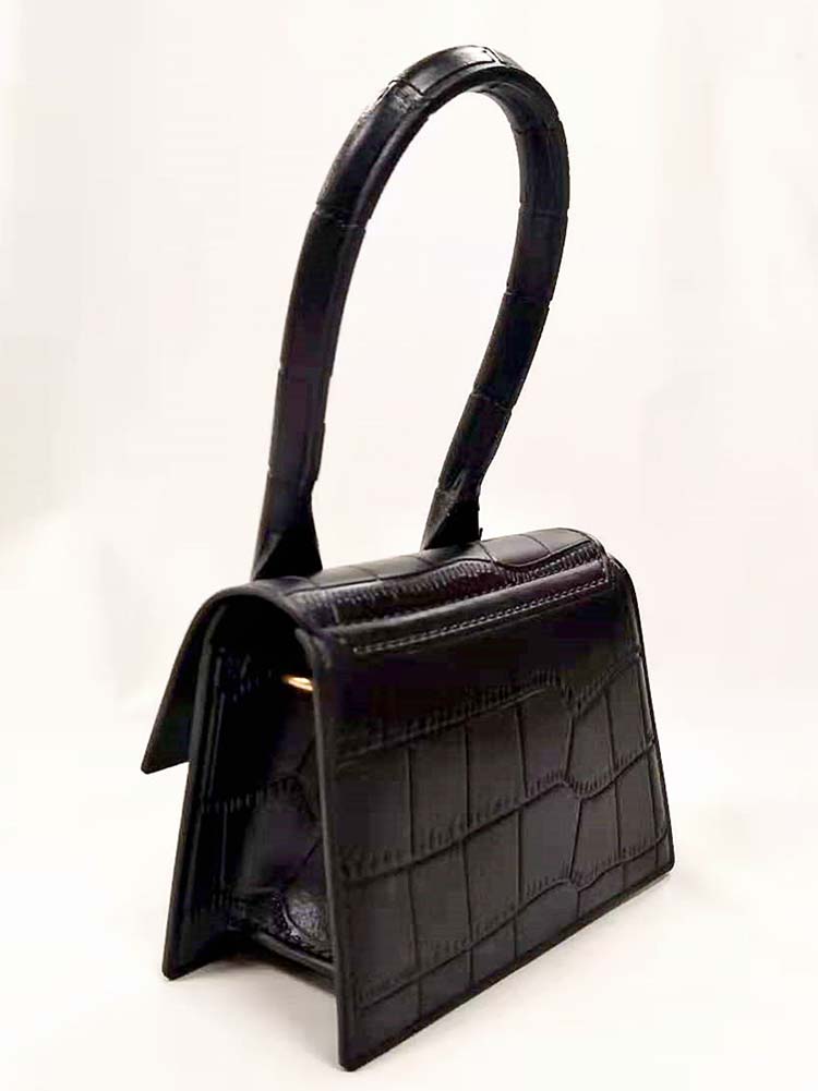 Women's Solid Color Square Handbag