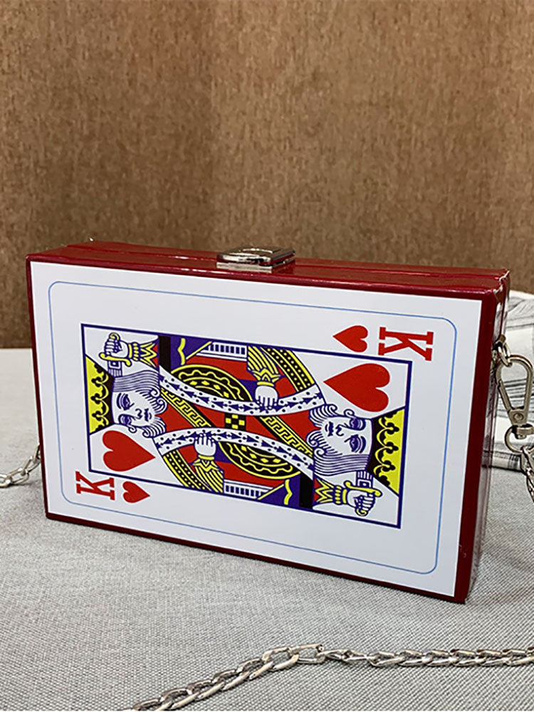 Women's Poker Small Box Bag