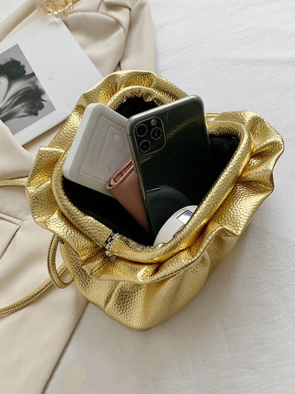 Women's Retro Golden Cloud  Shoulder Bag