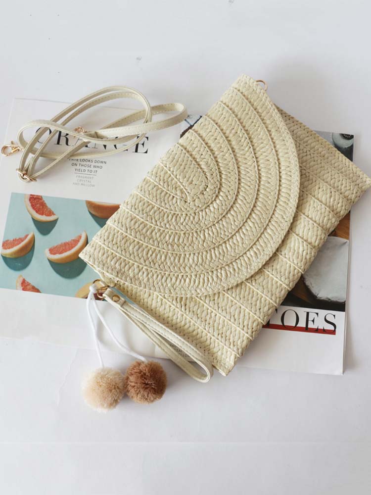 Women's Beach Straw Crossbody Bag