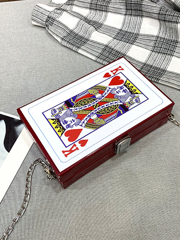 Women's Poker Small Box Bag