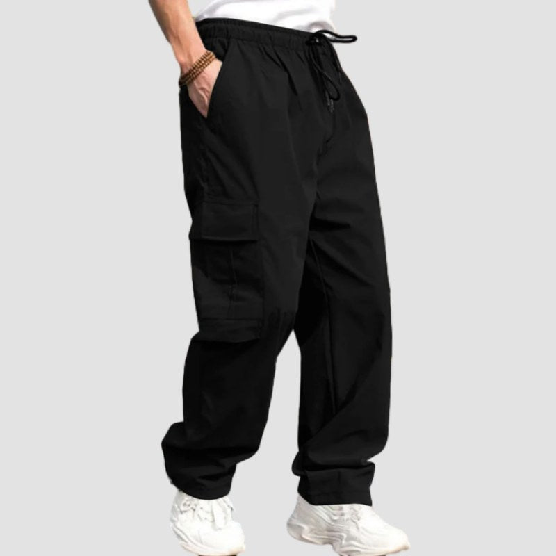 Men's Drawstring Waist Cargo Pants