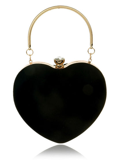 Women's Heart-Shaped Clutch