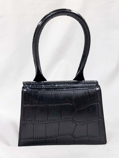 Women's Solid Color Square Handbag