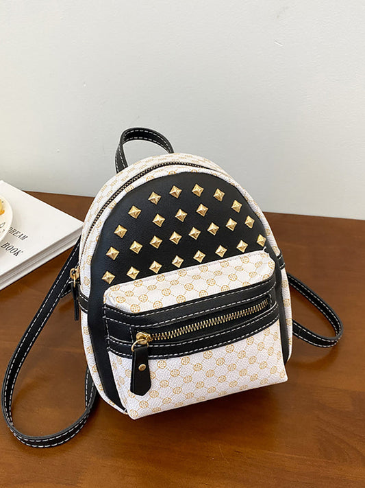 Women's Little Rivet Quilted Backpack