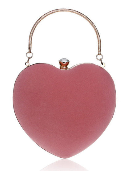 Women's Heart-Shaped Clutch