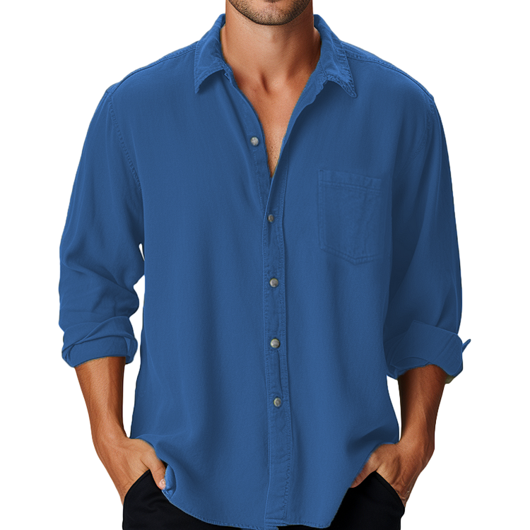 Men's Cotton Long Sleeve Shirt