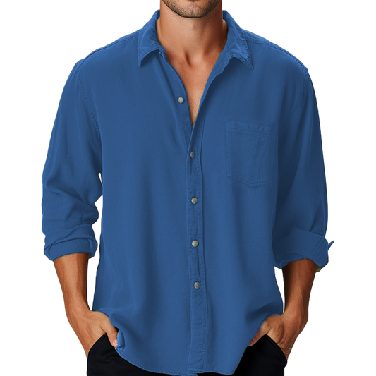 Men's Cotton Long Sleeve Shirt