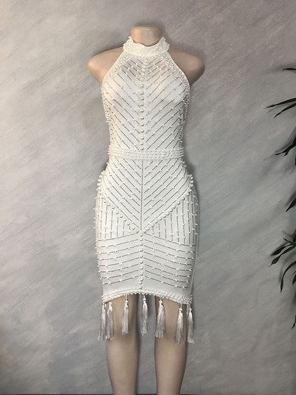 Women's Bead Rhinestone Dress