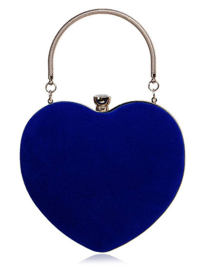 Women's Heart-Shaped Clutch