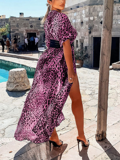 Leopard Beach Cover Up