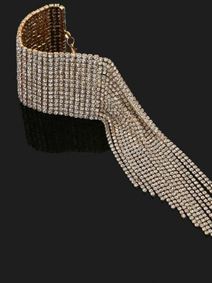 Women's Tassel Rhinestone Bracelet