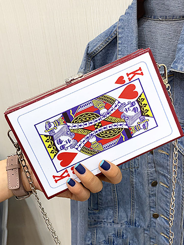 Women's Poker Small Box Bag