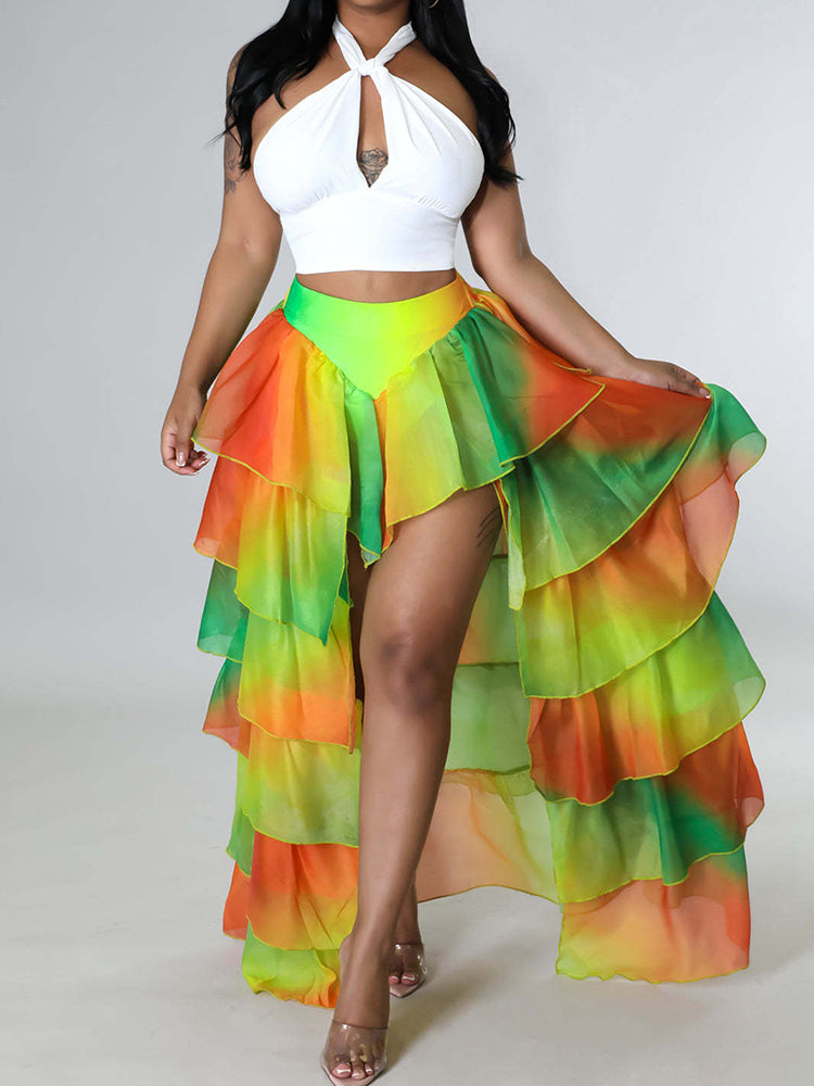 High Low Tulle Skirt