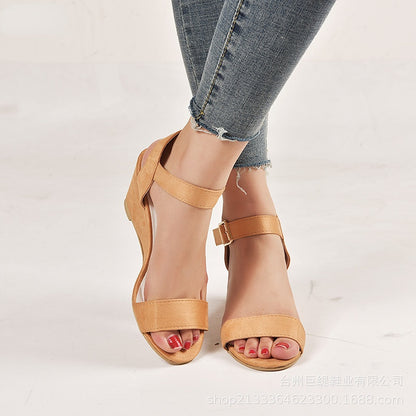 Women's Simple Buckle Sandals