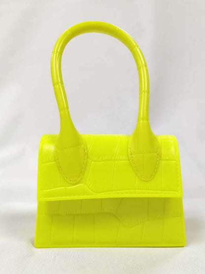 Women's Solid Color Square Handbag