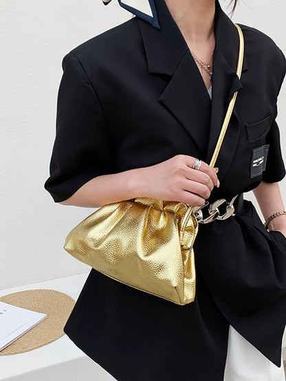 Women's Retro Golden Cloud  Shoulder Bag