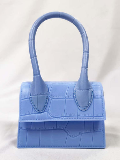 Women's Solid Color Square Handbag