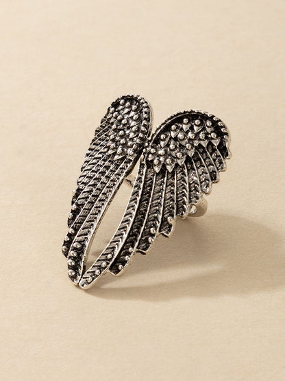 Women's Vintage Angel Wings Ring