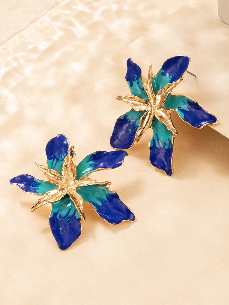 Women's Flower Design Earrings