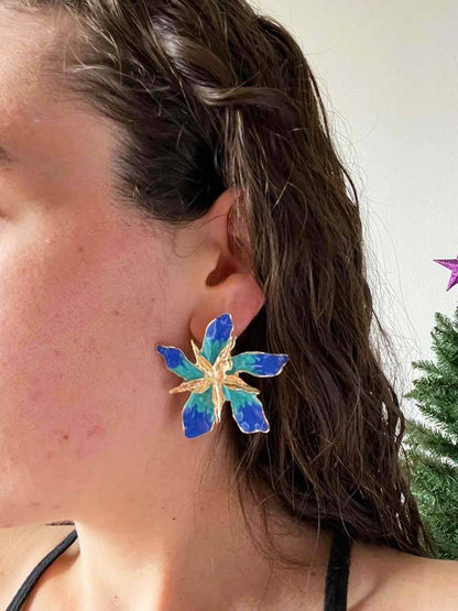 Women's Flower Design Earrings