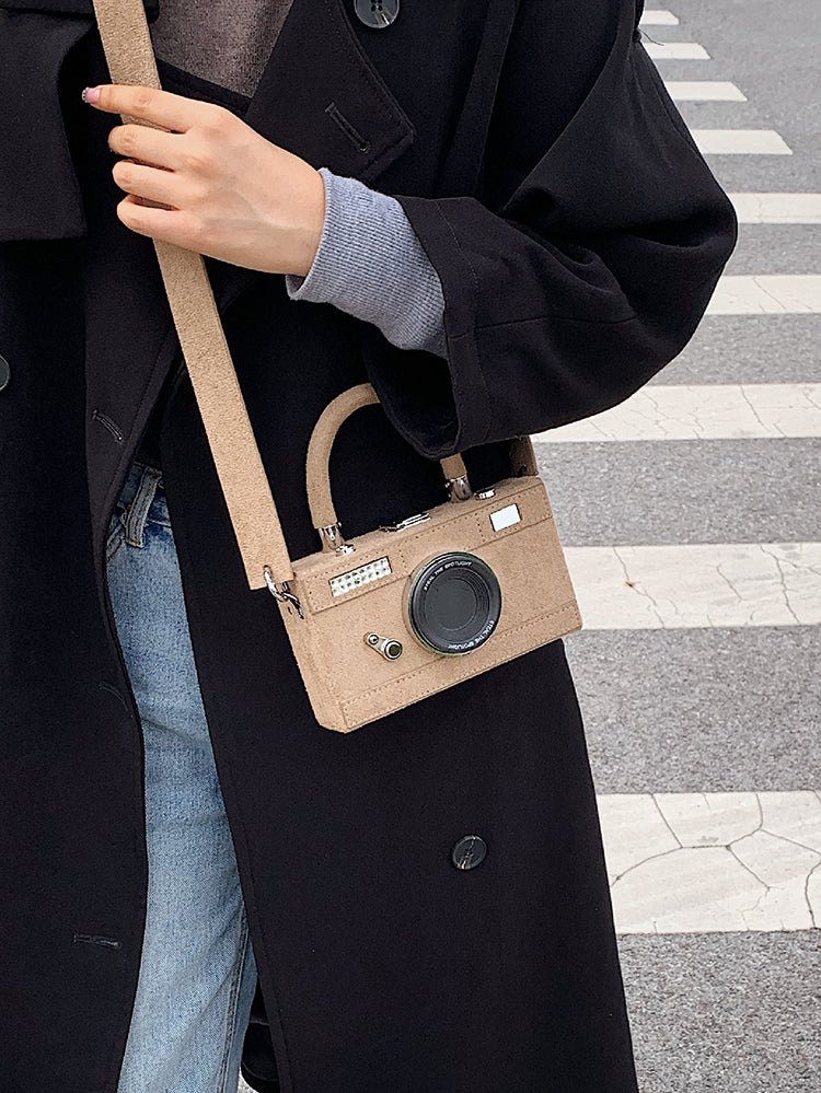 Women's Camera Design Box Bag