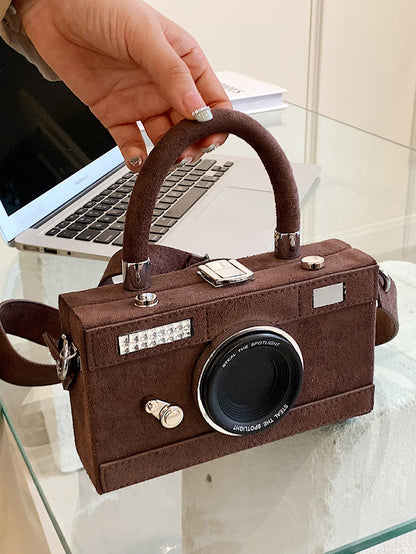 Women's Camera Design Box Bag