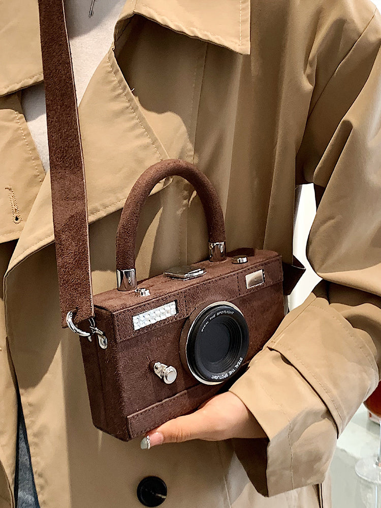 Women's Camera Design Box Bag