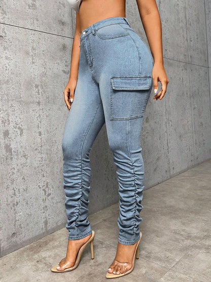 Stacked Pocket Jeans