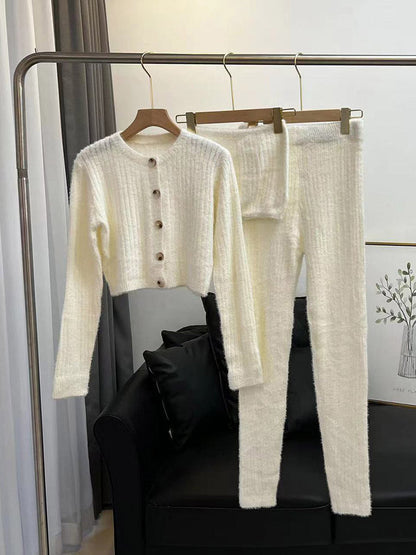 Solid Knit 3PC Set