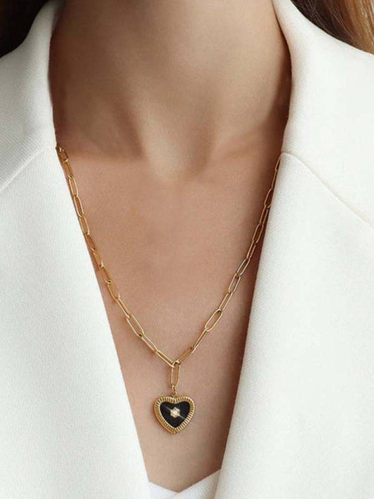 Women's Heart Pendant Necklace