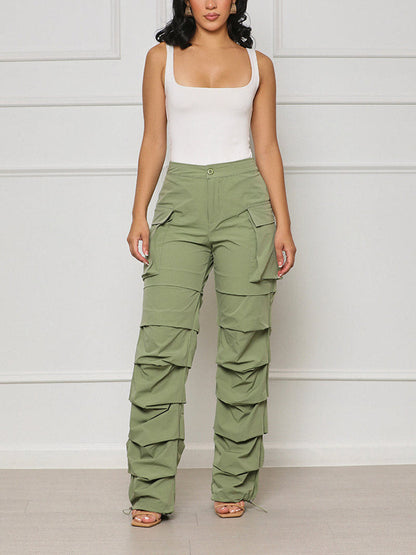 Ruched Cargo Pants