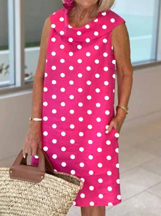 Polka Dot sleeveless dress