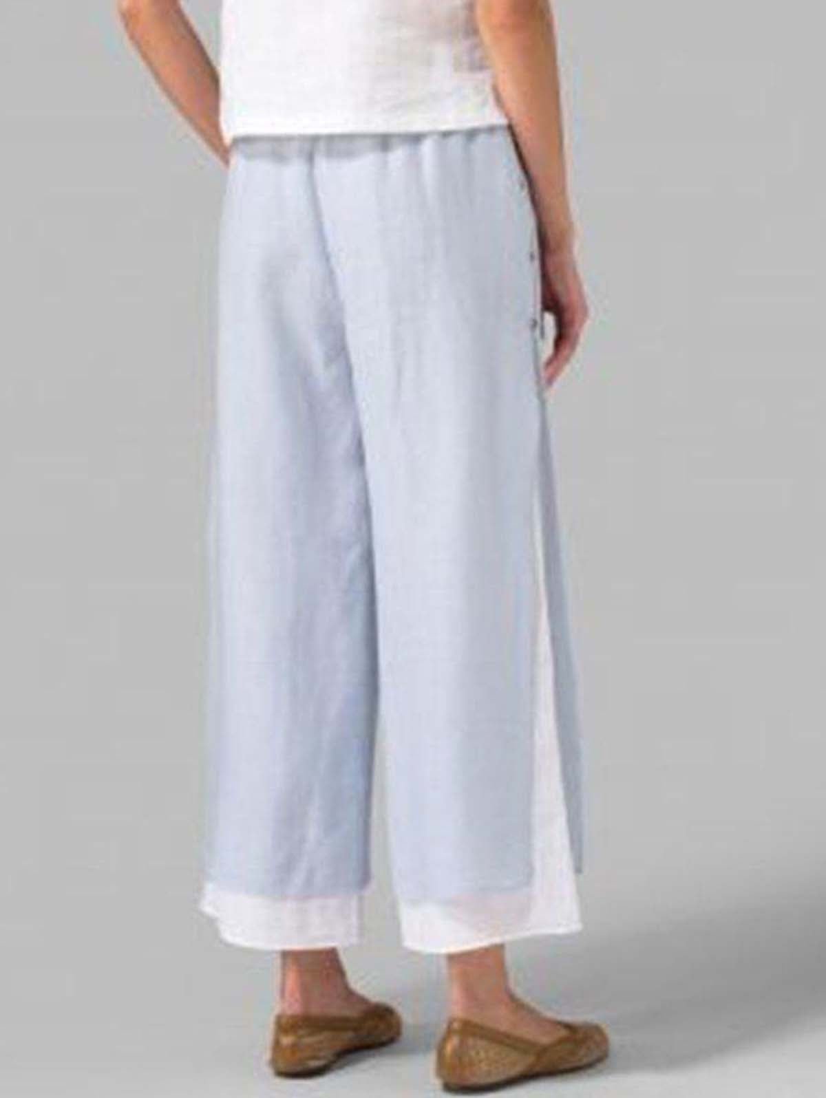 Women Casual Cotton Bottoms Pants