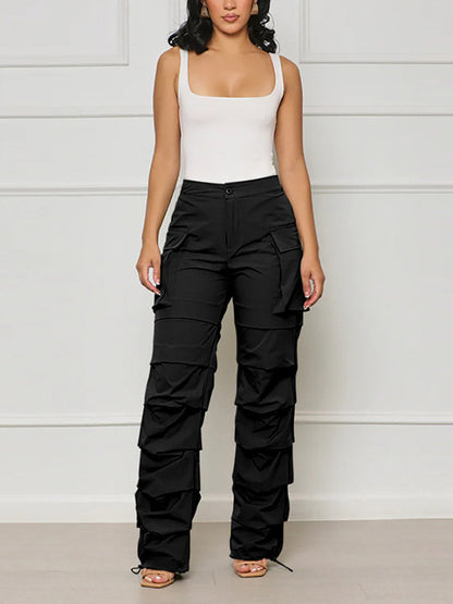 Ruched Cargo Pants