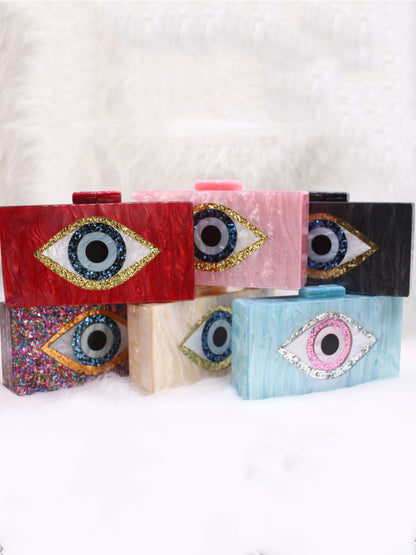 Women's Colorblock Eye Box Bag