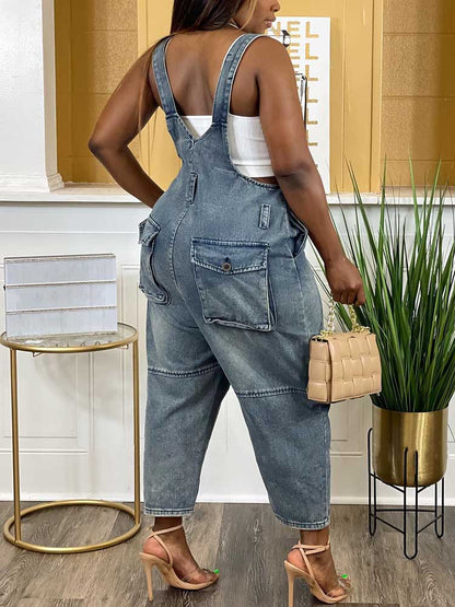 Vintage Denim Overalls