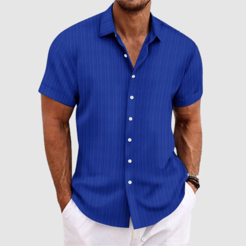 Men's Loose Short-Sleeved Shirt