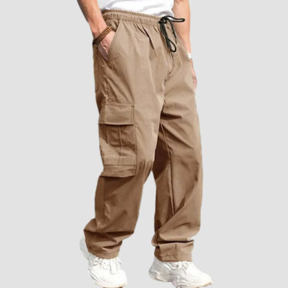 Men's Drawstring Waist Cargo Pants