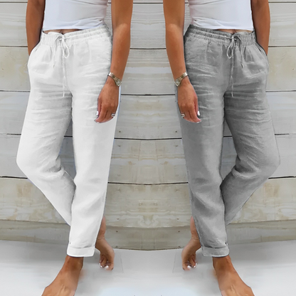 Loose Drawstring Casual Casual Pants